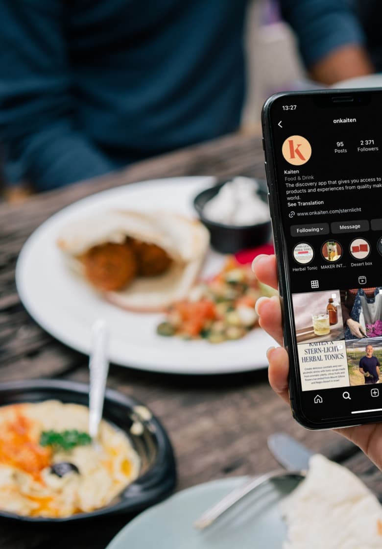 Table with seat pulled up